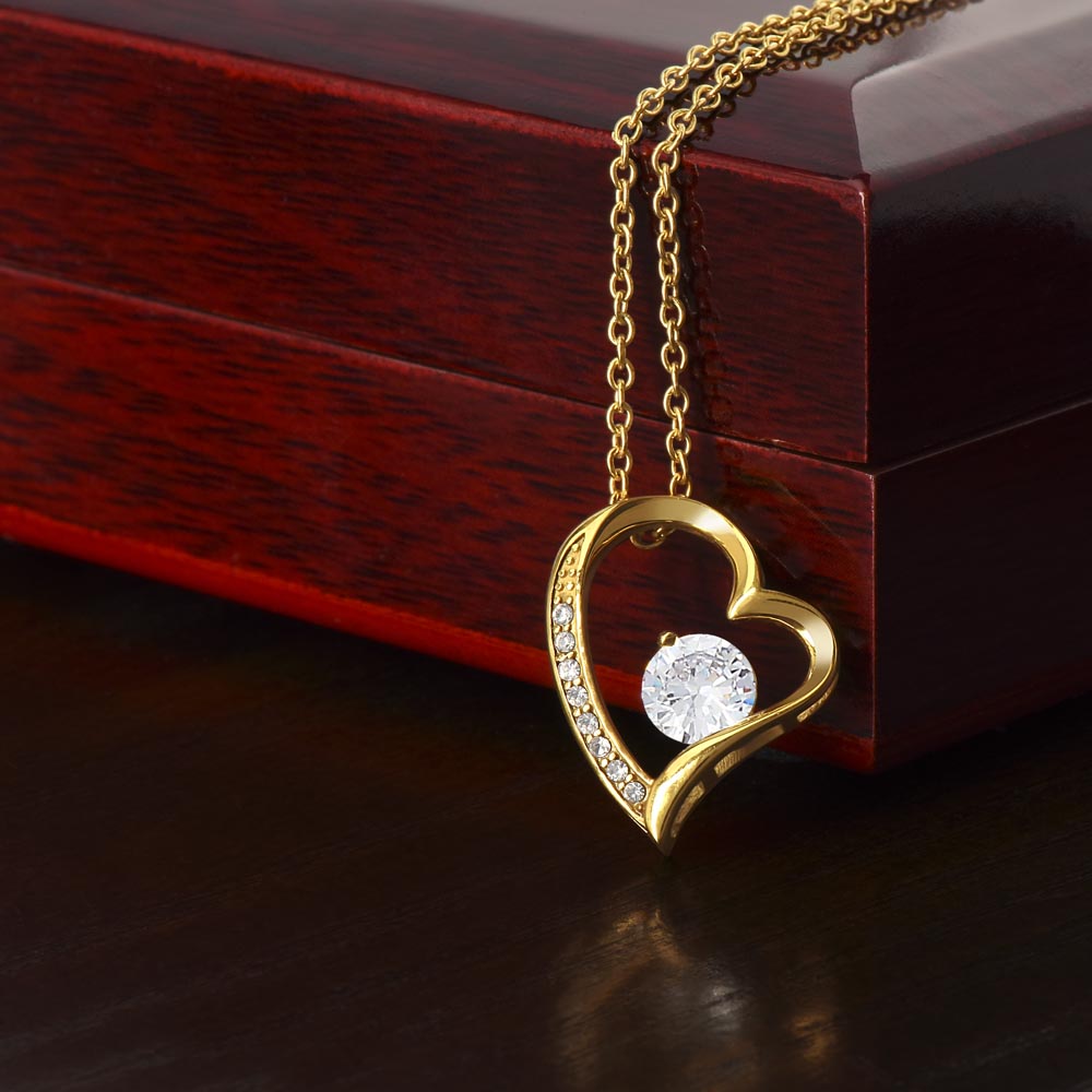 To My Daughter, Always in My Heart - Forever Love Necklace