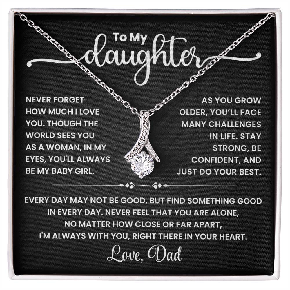 Mother & Daughter Forever Love Together - Alluring Beauty Necklace