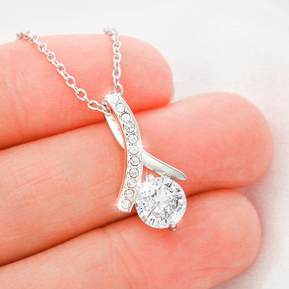 Mother & Daughter Forever Love Together - Alluring Beauty Necklace