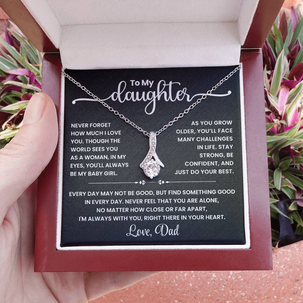 Mother & Daughter Forever Love Together - Alluring Beauty Necklace