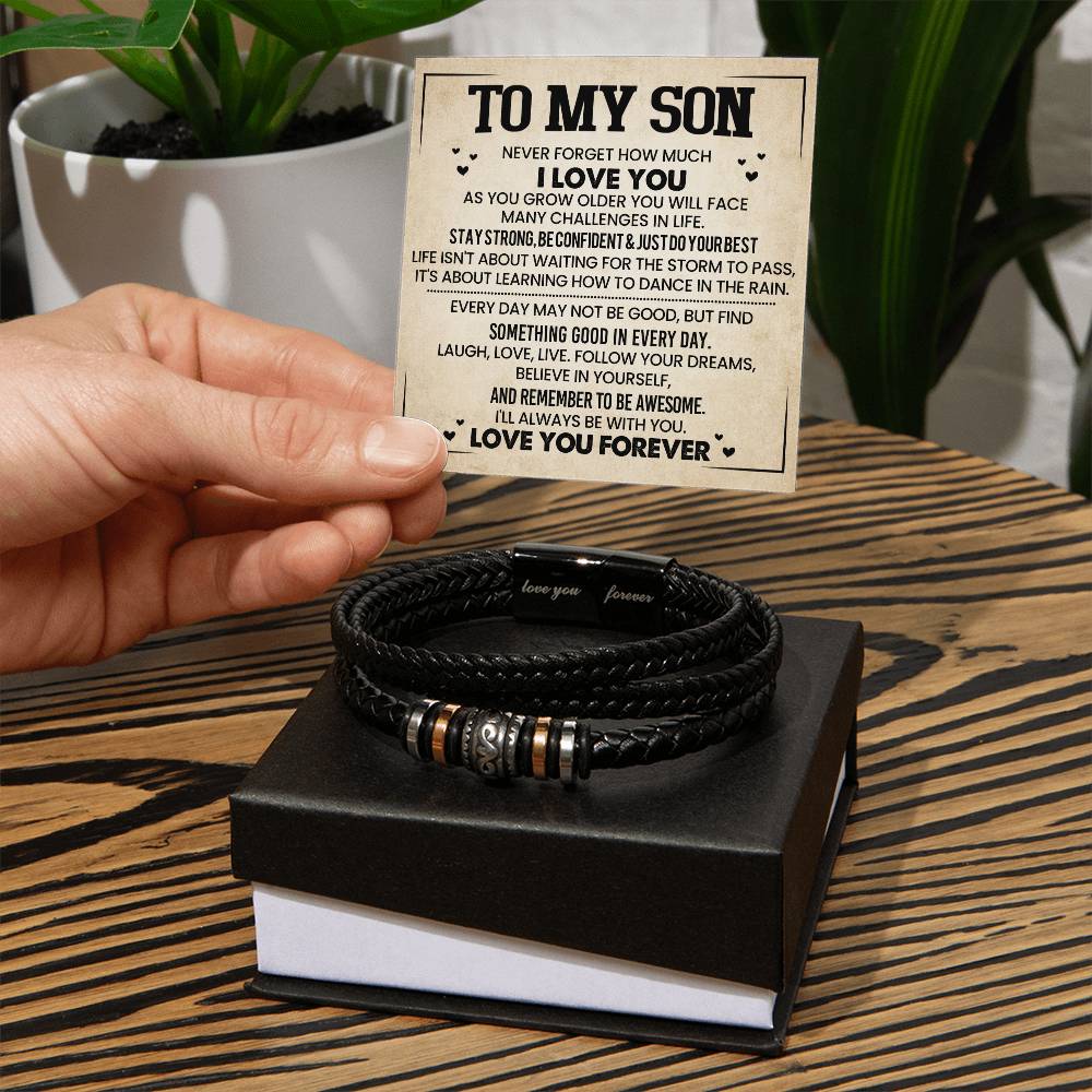 To My Son, Dance in Rain Bracelet