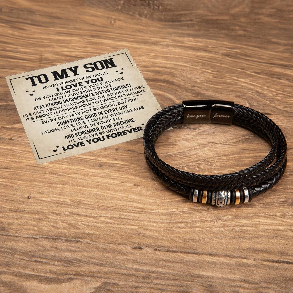 To My Son, Dance in Rain Bracelet