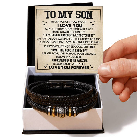 To My Son, Dance in Rain Bracelet