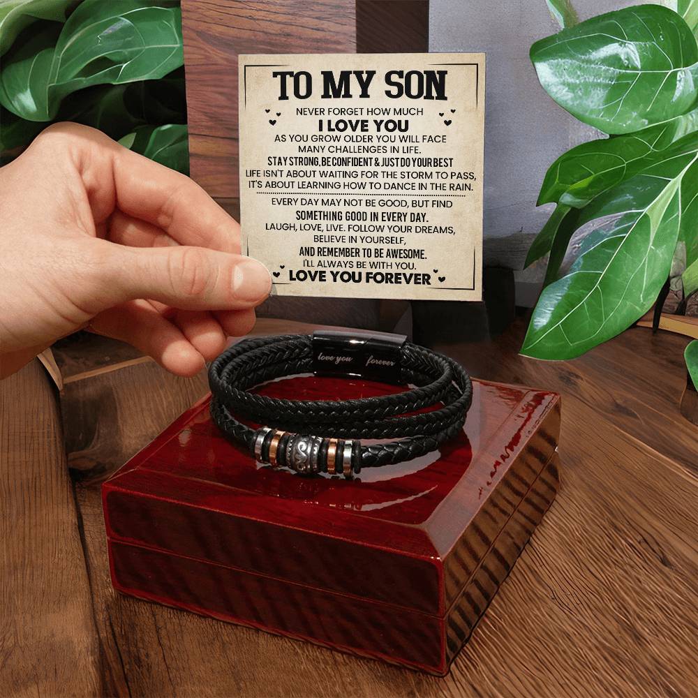 To My Son, Dance in Rain Bracelet