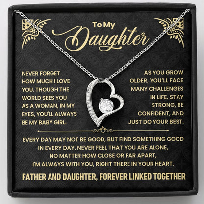 Father & Daughter, Forever Linked - Necklace